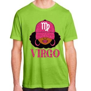 Virgo Queen Birthday Afro Hair Cap Hat Black Women Adult ChromaSoft Performance T-Shirt