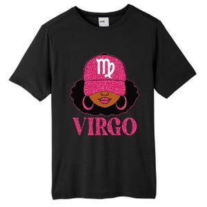 Virgo Queen Birthday Afro Hair Cap Hat Black Women Tall Fusion ChromaSoft Performance T-Shirt