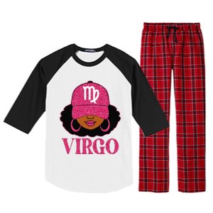 Virgo Queen Birthday Afro Hair Cap Hat Black Women Raglan Sleeve Pajama Set