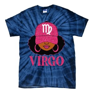 Virgo Queen Birthday Afro Hair Cap Hat Black Women Tie-Dye T-Shirt