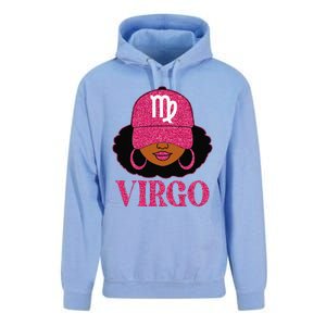 Virgo Queen Birthday Afro Hair Cap Hat Black Women Unisex Surf Hoodie