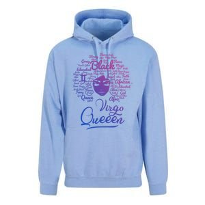 Virgo Queen Black Queen Birthday Funny Gift Zodiac Funny Gift Unisex Surf Hoodie