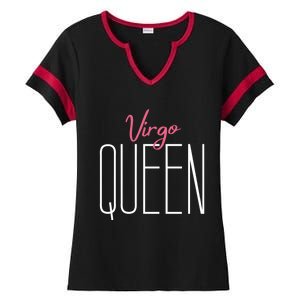 Virgo Queen / Classy Virgo Sign Birthday Astrology Gift Ladies Halftime Notch Neck Tee