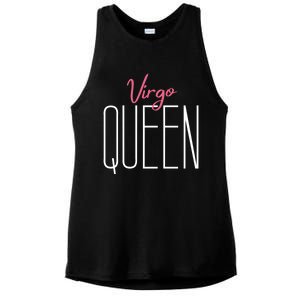 Virgo Queen / Classy Virgo Sign Birthday Astrology Gift Ladies PosiCharge Tri-Blend Wicking Tank