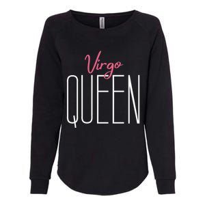 Virgo Queen / Classy Virgo Sign Birthday Astrology Gift Womens California Wash Sweatshirt