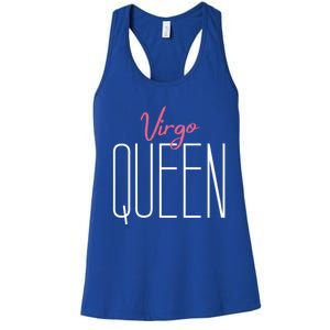 Virgo Queen / Classy Virgo Sign Birthday Astrology Gift Women's Racerback Tank