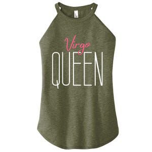 Virgo Queen / Classy Virgo Sign Birthday Astrology Gift Women's Perfect Tri Rocker Tank