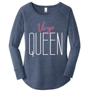 Virgo Queen / Classy Virgo Sign Birthday Astrology Gift Women's Perfect Tri Tunic Long Sleeve Shirt