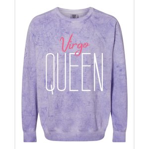 Virgo Queen / Classy Virgo Sign Birthday Astrology Meaningful Gift Colorblast Crewneck Sweatshirt