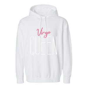 Virgo Queen / Classy Virgo Sign Birthday Astrology Meaningful Gift Garment-Dyed Fleece Hoodie