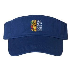 Virgo Queen Cute Gift Astrology Zodiac Virgo Gift Valucap Bio-Washed Visor