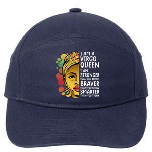 Virgo Queen Cute Gift Astrology Zodiac Virgo Gift 7-Panel Snapback Hat