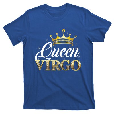 Virgo Queen Cute Gift Zodiac Diamond Crown Gift T-Shirt