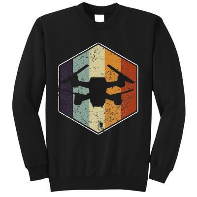 Vintage Quadcopter Fpv Rpv Drone Racer Pilot Sweatshirt