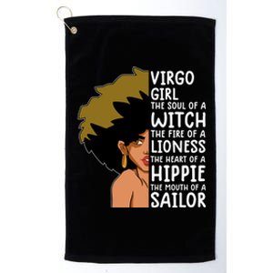 Virgo Queen Gift Astrology Zodiac Virgo Gift Platinum Collection Golf Towel