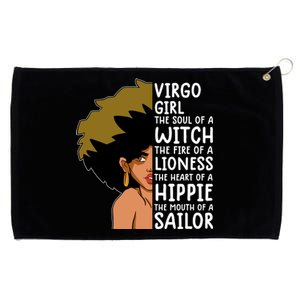 Virgo Queen Gift Astrology Zodiac Virgo Gift Grommeted Golf Towel