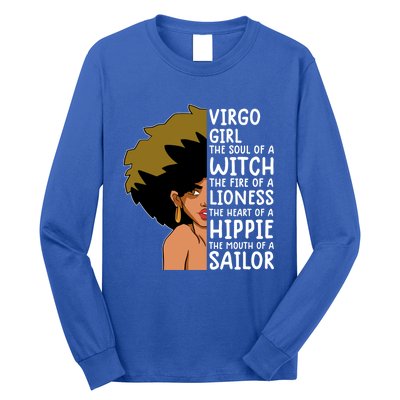 Virgo Queen Gift Astrology Zodiac Virgo Gift Long Sleeve Shirt