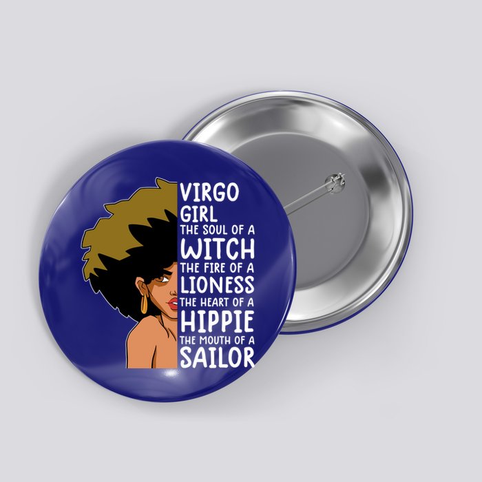 Virgo Queen Gift Astrology Zodiac Virgo Gift Button