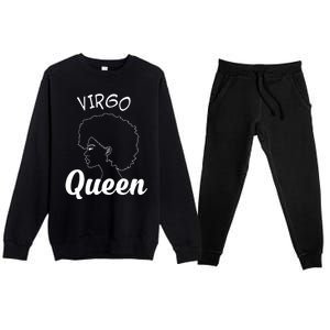 Virgo Queen Horoscope Birthday Gift Cute Gift Premium Crewneck Sweatsuit Set