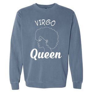 Virgo Queen Horoscope Birthday Gift Cute Gift Garment-Dyed Sweatshirt