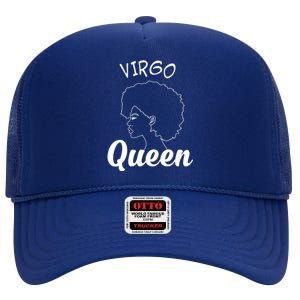 Virgo Queen Horoscope Birthday Gift Cute Gift High Crown Mesh Back Trucker Hat