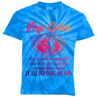 Virgo Queen I Can Be Mean As Sweet As Candy Birthday Meaningful Gift Kids Tie-Dye T-Shirt