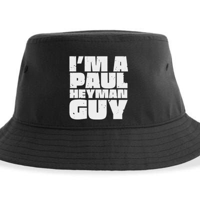 Vintage Quote Im A Paul Meme Heyman Guy Funny Retro Basic Sustainable Bucket Hat
