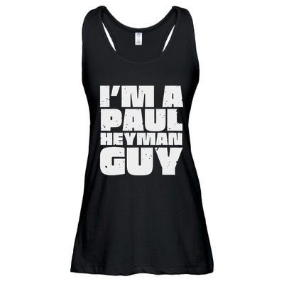 Vintage Quote Im A Paul Meme Heyman Guy Funny Retro Basic Ladies Essential Flowy Tank