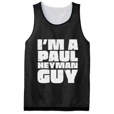Vintage Quote Im A Paul Meme Heyman Guy Funny Retro Basic Mesh Reversible Basketball Jersey Tank