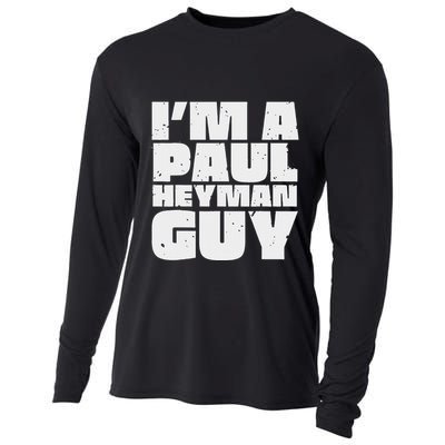 Vintage Quote Im A Paul Meme Heyman Guy Funny Retro Basic Cooling Performance Long Sleeve Crew