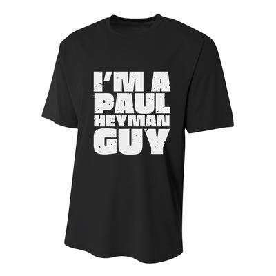 Vintage Quote Im A Paul Meme Heyman Guy Funny Retro Basic Youth Performance Sprint T-Shirt