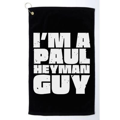 Vintage Quote Im A Paul Meme Heyman Guy Funny Retro Basic Golf Towel