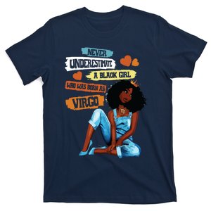 Virgo Queen I Am Stronger Birthday Gift For Black Women T-Shirt