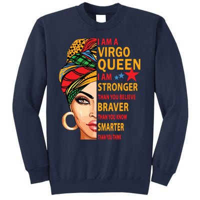 Virgo Queen I Am Stronger Birthday Gift For Virgo Zodiac Sweatshirt