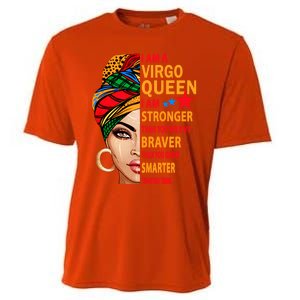 Virgo Queen I Am Stronger Birthday Gift For Virgo Zodiac Cool Gift Cooling Performance Crew T-Shirt