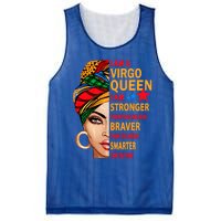 Virgo Queen I Am Stronger Birthday Gift For Virgo Zodiac Cool Gift Mesh Reversible Basketball Jersey Tank