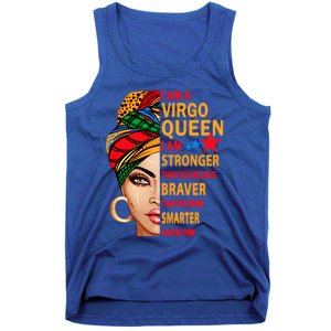 Virgo Queen I Am Stronger Birthday Gift For Virgo Zodiac Cool Gift Tank Top