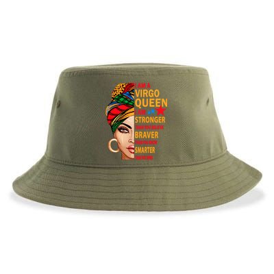 Virgo Queen I Am Stronger Birthday Gift For Virgo Zodiac Cool Gift Sustainable Bucket Hat