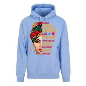 Virgo Queen I Am Stronger Birthday Gift For Virgo Zodiac Cool Gift Unisex Surf Hoodie