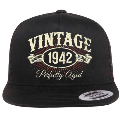 Vintage Quality Made In 1942 Classic Birthday Flatbill Hat