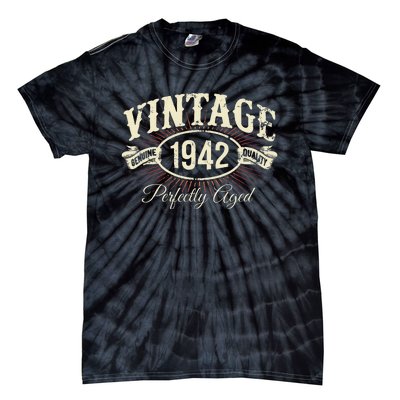 Vintage Quality Made In 1942 Classic Birthday Tie-Dye T-Shirt