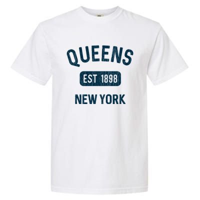 Vintage Queens Ny Nyc Gifts Souvenir Queens Est 1898 Garment-Dyed Heavyweight T-Shirt