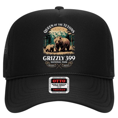 Vintage Queen Of The Tetons Grizzly 399 National Park Bear Trucker Hat