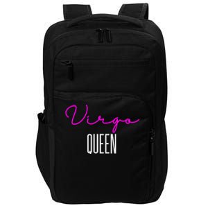 Virgo Queen Pink Writing / Funny Zodiac Virgo Birthday Great Gift Impact Tech Backpack