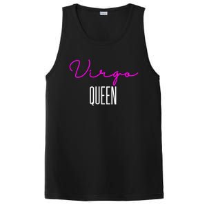 Virgo Queen Pink Writing / Funny Zodiac Virgo Birthday Great Gift PosiCharge Competitor Tank