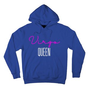 Virgo Queen Pink Writing / Funny Zodiac Virgo Birthday Great Gift Hoodie