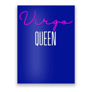 Virgo Queen Pink Writing / Funny Zodiac Virgo Birthday Great Gift Poster