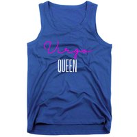 Virgo Queen Pink Writing / Funny Zodiac Virgo Birthday Great Gift Tank Top