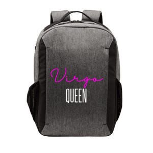 Virgo Queen Pink Writing / Funny Zodiac Virgo Birthday Great Gift Vector Backpack