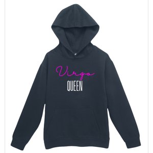 Virgo Queen Pink Writing / Funny Zodiac Virgo Birthday Great Gift Urban Pullover Hoodie